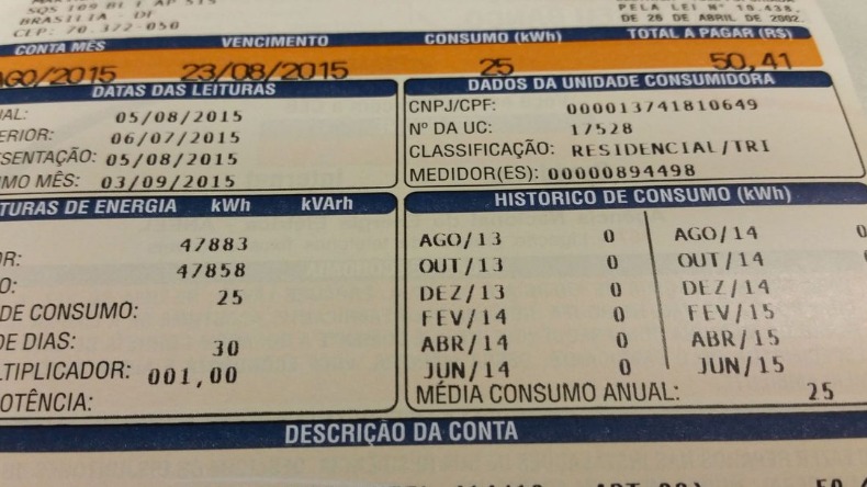 conta de energia mais cara em maio