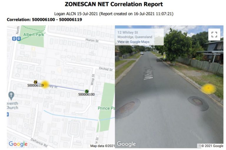 correlacionador de ruído na cidade de Logan